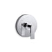 KOHLER K-TS73115-4 Composed Rite-Temp valve trim with lever handle, polished chrome