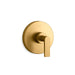 KOHLER K-TS73115-4 Composed Rite-Temp valve trim with lever handle, vibrant brushed moderne brass