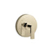 KOHLER K-TS73115-4 Composed Rite-Temp valve trim with lever handle, vibrant french gold