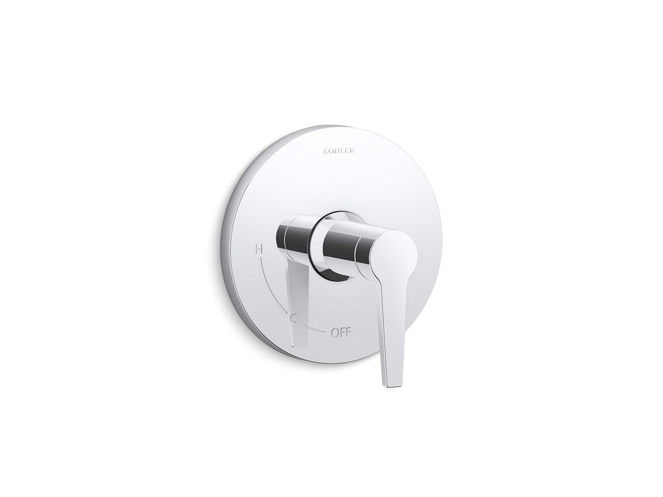 KOHLER K-TS74042-4 Pitch Rite-Temp valve trim, polished chrome