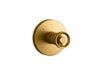 KOHLER K-TS78015-9 Components Rite-Temp valve trim with Industrial handle, vibrant brushed moderne brass