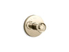 KOHLER K-TS78015-9 Components Rite-Temp valve trim with Industrial handle, vibrant french gold
