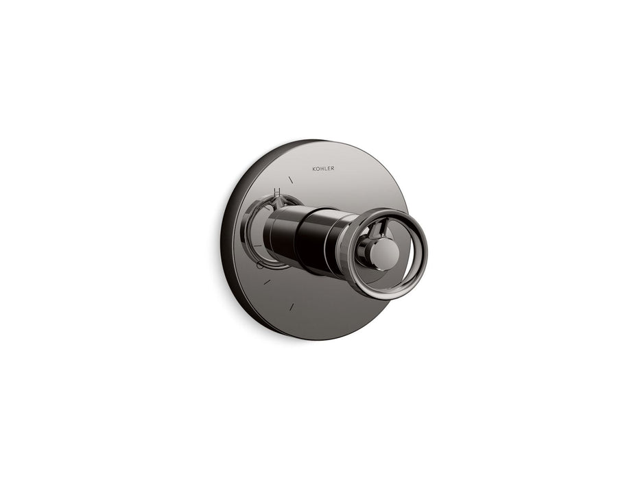 KOHLER K-TS78015-9 Components Rite-Temp valve trim with Industrial handle, vibrant titanium