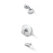 KOHLER K-TS97074-4Y Pitch Rite-Temp Bath and Shower Trim Kit, 2.5 GPM, polished chrome - view 5