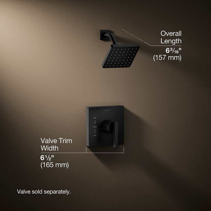 3/4 view of product with dimensions