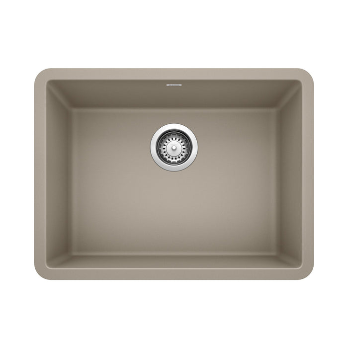 BLANCO 522417 Precis 24" Single Bowl Kitchen Sink - Truffle