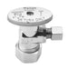 Oatey 4700PCLF 5/8" O.D. Inlet x 1/4" O.D. Outlet 1/4-Turn Angle Water stop Valve