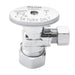 Oatey 4701PCLF 5/8" OD Inlet x 3/8" OD Outlet 1/4-Turn Angle Water Stop Valve