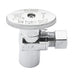 Oatey 4710PCLF 1/2" Sweat Inlet x 3/8" O.D. Outlet 1/4-Turn Angle Water Stop Valve