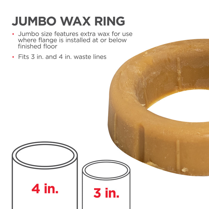 Oatey 90243 3" or 4" Johni-Ring Jumbo Size