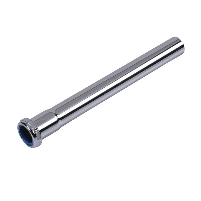 Oatey 791A-17-1 1-1/4" x 12" Chrome Extension Tube with Slip Joint (17 Gauge)