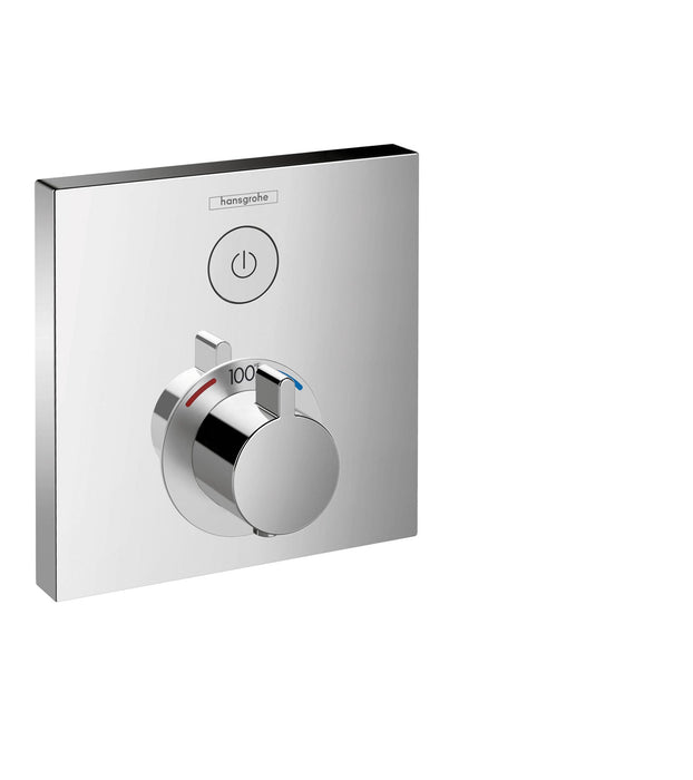 hansgrohe ShowerSelect Thermostatic Trim for 1 Function, Square