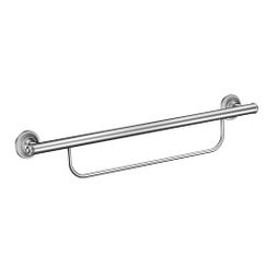 Moen LR2350D Chrome 24" grab bar with towel bar