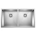 BLANCO 516211 Precision 16" R0 Equal Double Bowl Kitchen Sink