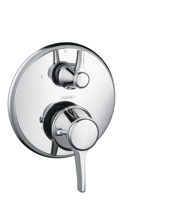 hansgrohe Ecostat Classic Thermostatic Trim with Volume Control, Round