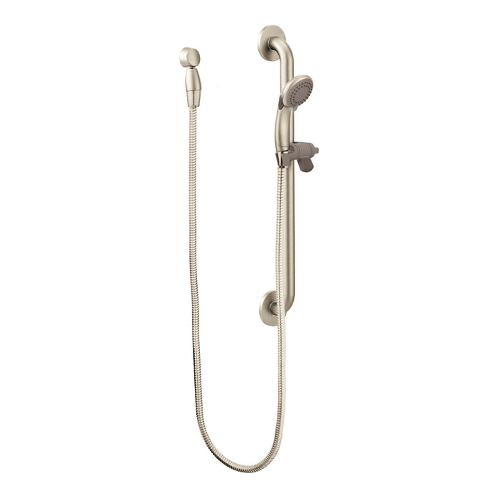 Moen 40124 Capstone 3F Hh Shr W/Grab Bar Chr