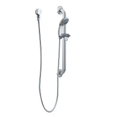 Moen 40124 Capstone 3F Hh Shr W/Grab Bar Chr
