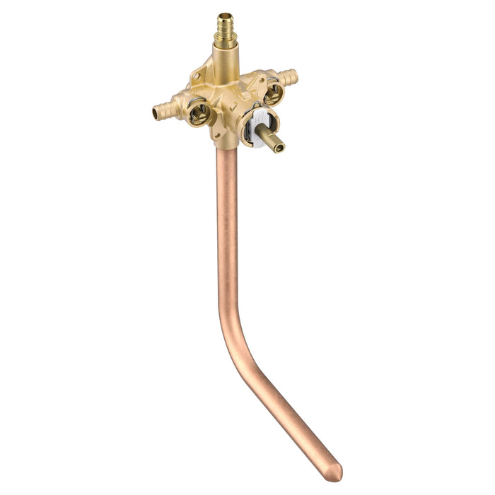 Moen M-Pact 62360 Includes bulk pack Posi-Temp(R) 1/2" crimp ring PEX with cc/ips tub connection pressure balancing