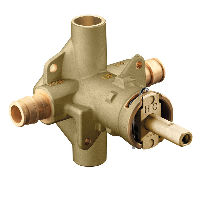 Moen M-Pact 62365 Includes bulk pack Posi-Temp(R) 1/2" cold exp PEX with cc/ips tub connection pressure balancing
