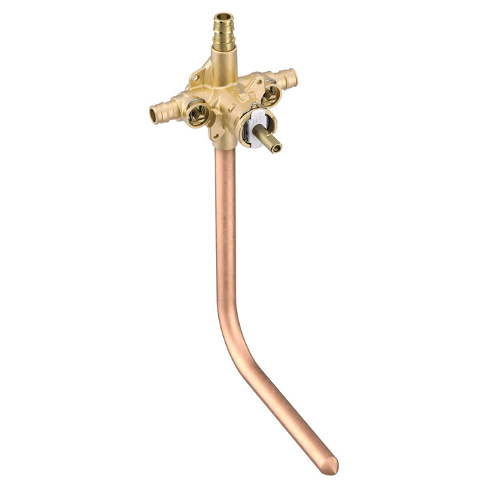 Moen M-Pact 62385 Includes bulk pack Posi-Temp(R) 1/2" cold exp PEX with cc/ips tub connection pressure balancing