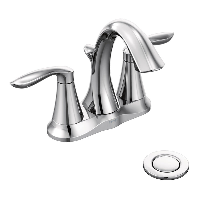 Moen Eva 6410 Two-Handle Bathroom Faucet, chrome