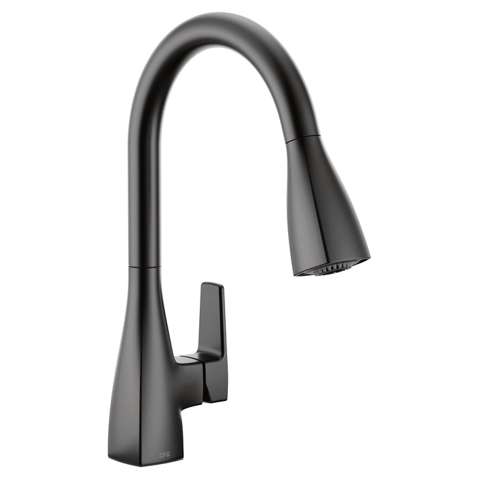 Moen Slate 76162 One-Handle High Arc Pulldown Kitchen Faucet