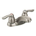 Moen 8915CBN Double Handle Centerset Bathroom Faucet from the M-Bition Collection Included Valve