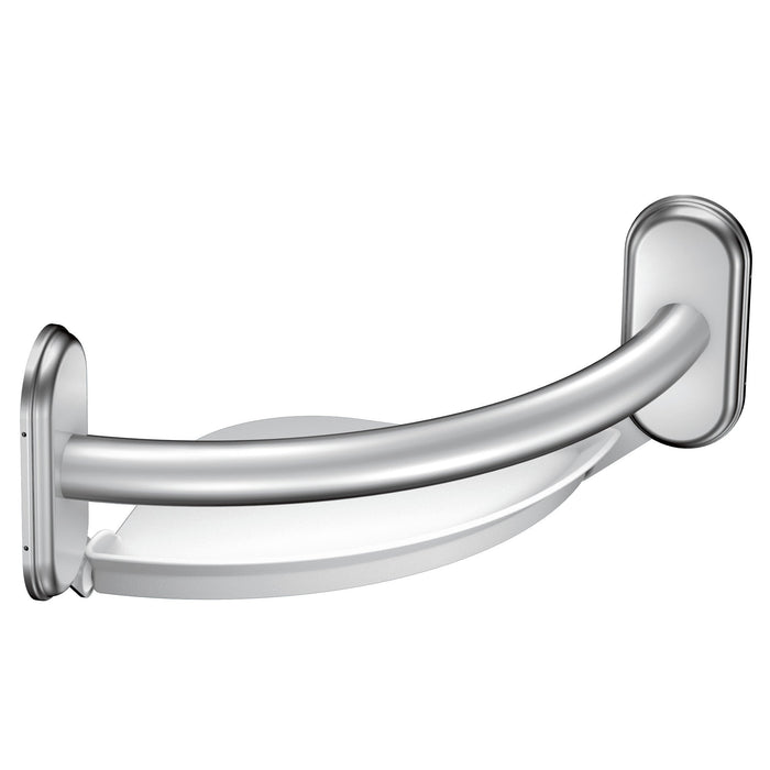 Moen LR2354 9" Grab Bar With Corner Shelf