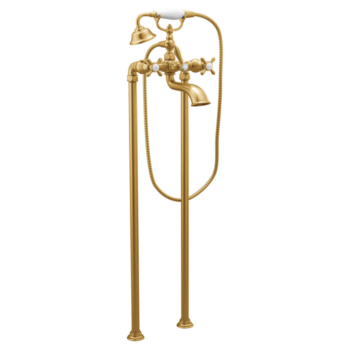 Moen Weymouth S22105 Two-Handle Tub Filler Includes Hand Shower
