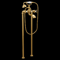 Moen Weymouth S22105 Two-Handle Tub Filler Includes Hand Shower