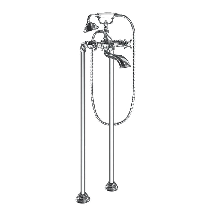 Moen Weymouth S22105 Two-Handle Tub Filler Includes Hand Shower