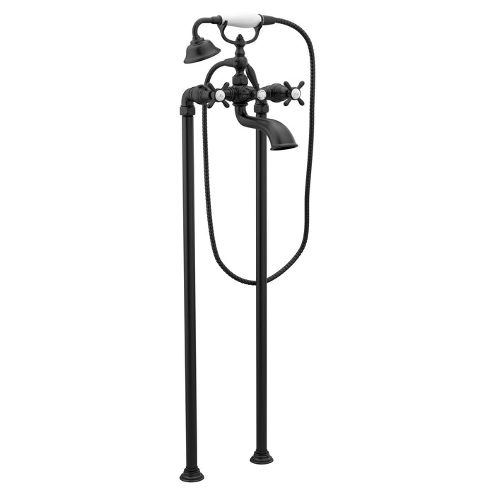 Moen Weymouth S22105 Two-Handle Tub Filler Includes Hand Shower