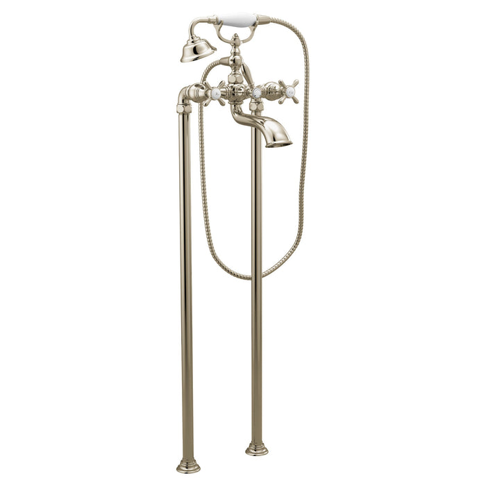 Moen Weymouth S22105 Two-Handle Tub Filler Includes Hand Shower