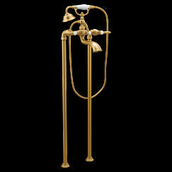Moen Weymouth S22110 Two-Handle Tub Filler Includes Hand Shower