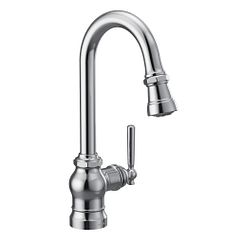 Moen Paterson S52003 One-Handle Pulldown Single Mount Bar Faucet
