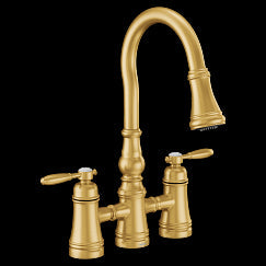 Moen Weymouth S73204 Two-Handle Pulldown Kitchen Faucet