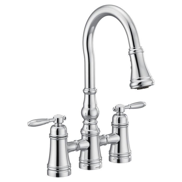 Moen Weymouth S73204 Two-Handle Pulldown Kitchen Faucet