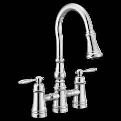 Moen Weymouth S73204 Two-Handle Pulldown Kitchen Faucet