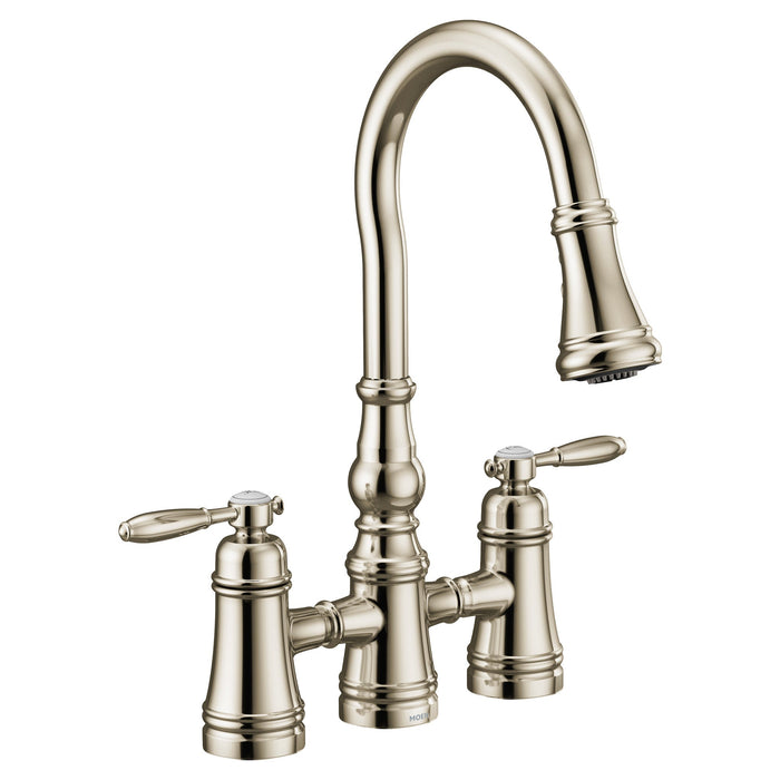 Moen Weymouth S73204 Two-Handle Pulldown Kitchen Faucet