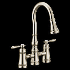 Moen Weymouth S73204 Two-Handle Pulldown Kitchen Faucet