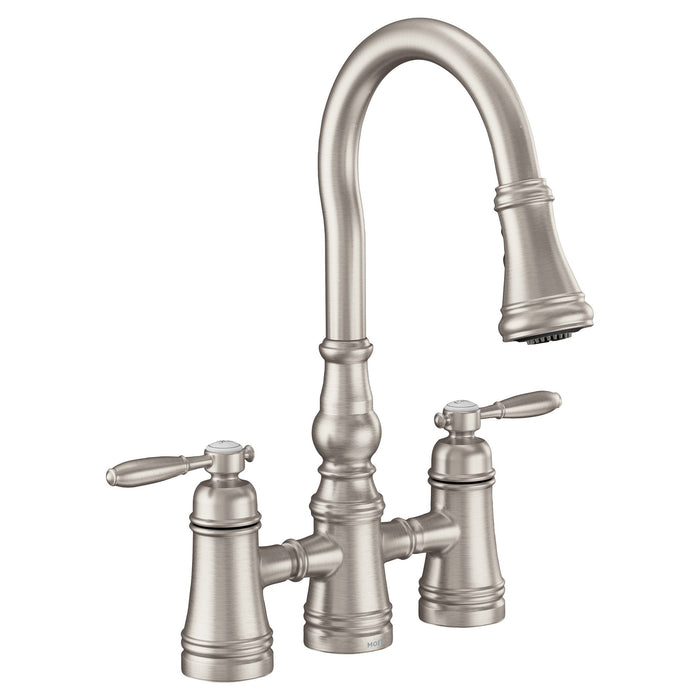 Moen Weymouth S73204 Two-Handle Pulldown Kitchen Faucet