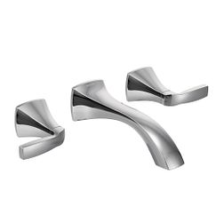 Moen Voss T6906 Two-Handle Wall Mount Bathroom Faucet