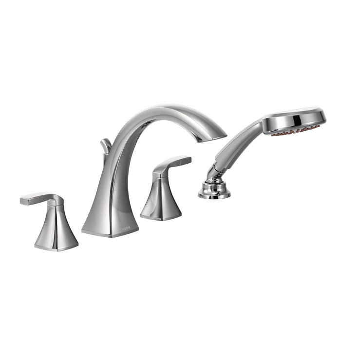 Moen Voss T694 Two-Handle Roman Tub Faucet Includes Hand Shower