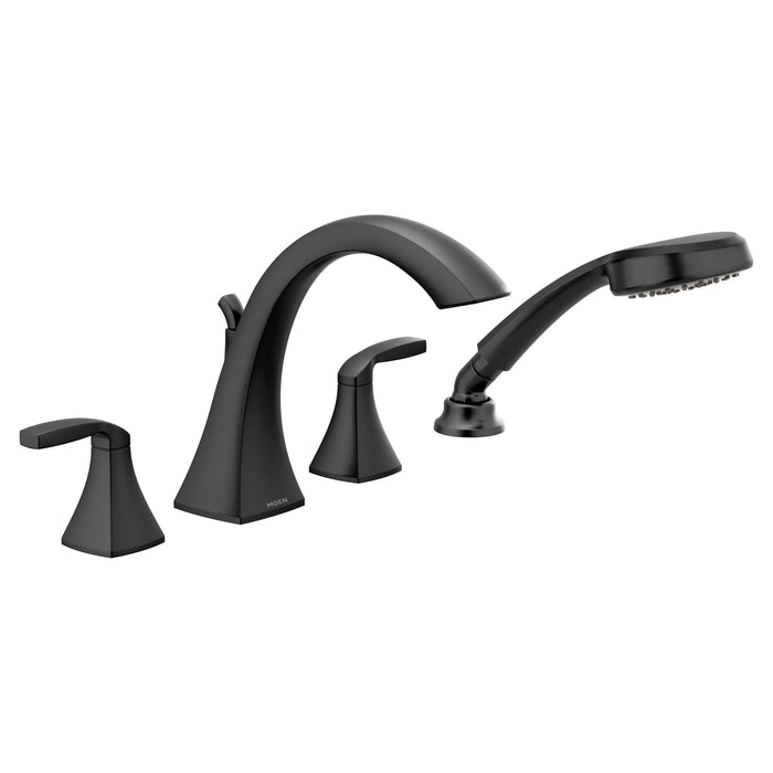Moen Voss T694 Two-Handle Roman Tub Faucet Includes Hand Shower