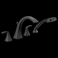 Moen Voss T694 Two-Handle Roman Tub Faucet Includes Hand Shower