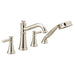 Moen Belfield T9024 Two-Handle Roman Tub Faucet Includes Hand Shower