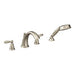 Moen Brantford T924 Two-Handle Roman Tub Faucet Includes Hand Shower