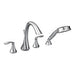 Moen Eva T944 Two-Handle Roman Tub Faucet Includes Hand Shower