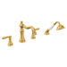 Moen Weymouth TS21104 Two-Handle Roman Tub Faucet Includes Hand Shower