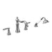 Moen Weymouth TS21104 Two-Handle Roman Tub Faucet Includes Hand Shower